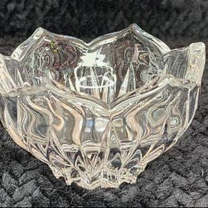 Vintage Gorham Crystal Tulip Candle Holder – Elegant Floral Home Decor