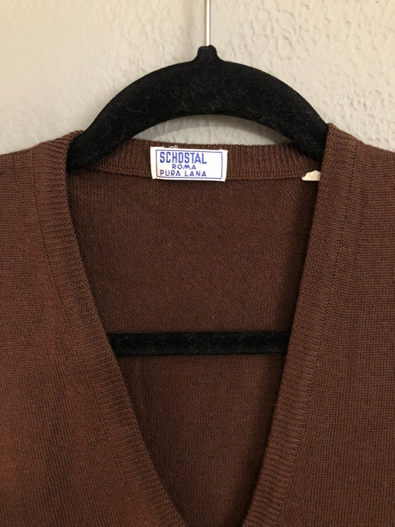 Vintage Schostal Roma Wool Sweater Vest - image 2