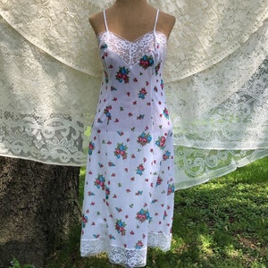 1960’s Vintage Floral Slip Dress, Made in Italy