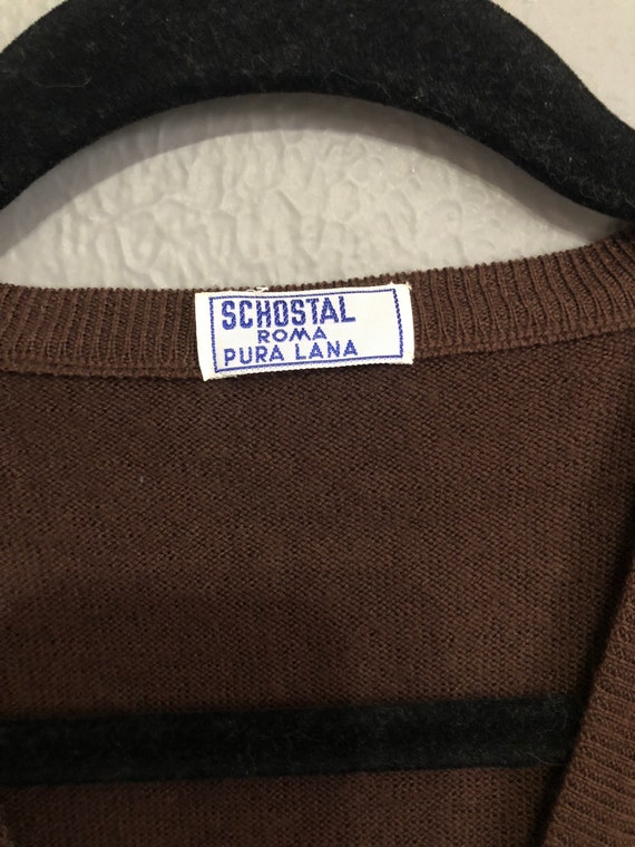 Vintage Schostal Roma Wool Sweater Vest - image 5