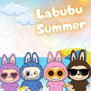 Labubu Summer PNG, PDF, clipart