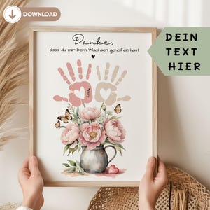 Farewell gift teacher gift teacher farewell school children crafts personalized gift farewell handprint gift idea DIY