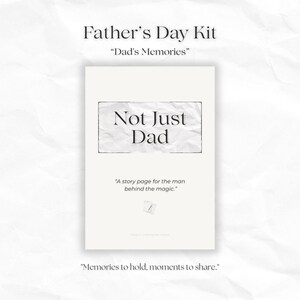 Kit de recuerdos del Día del Padre / Regalo imprimible de los niños a papá