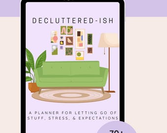 Declutter & Organize Digital Planner | Challenges, Checklists and Games | Decluttered-ish Workbook