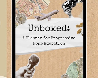 90+ Page Homeschool Planner PDF | Charlotte Mason, Unschooling, Unit Studies, Life Skills | Printable & Goodnotes Compatible