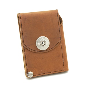 Tan brown wallet, brown leather wallet, small leather wallet - the JACK