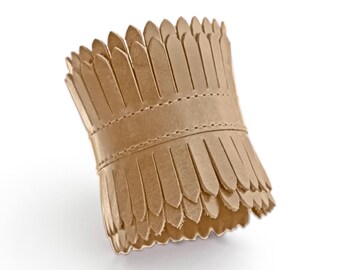 cuff tube camel brown