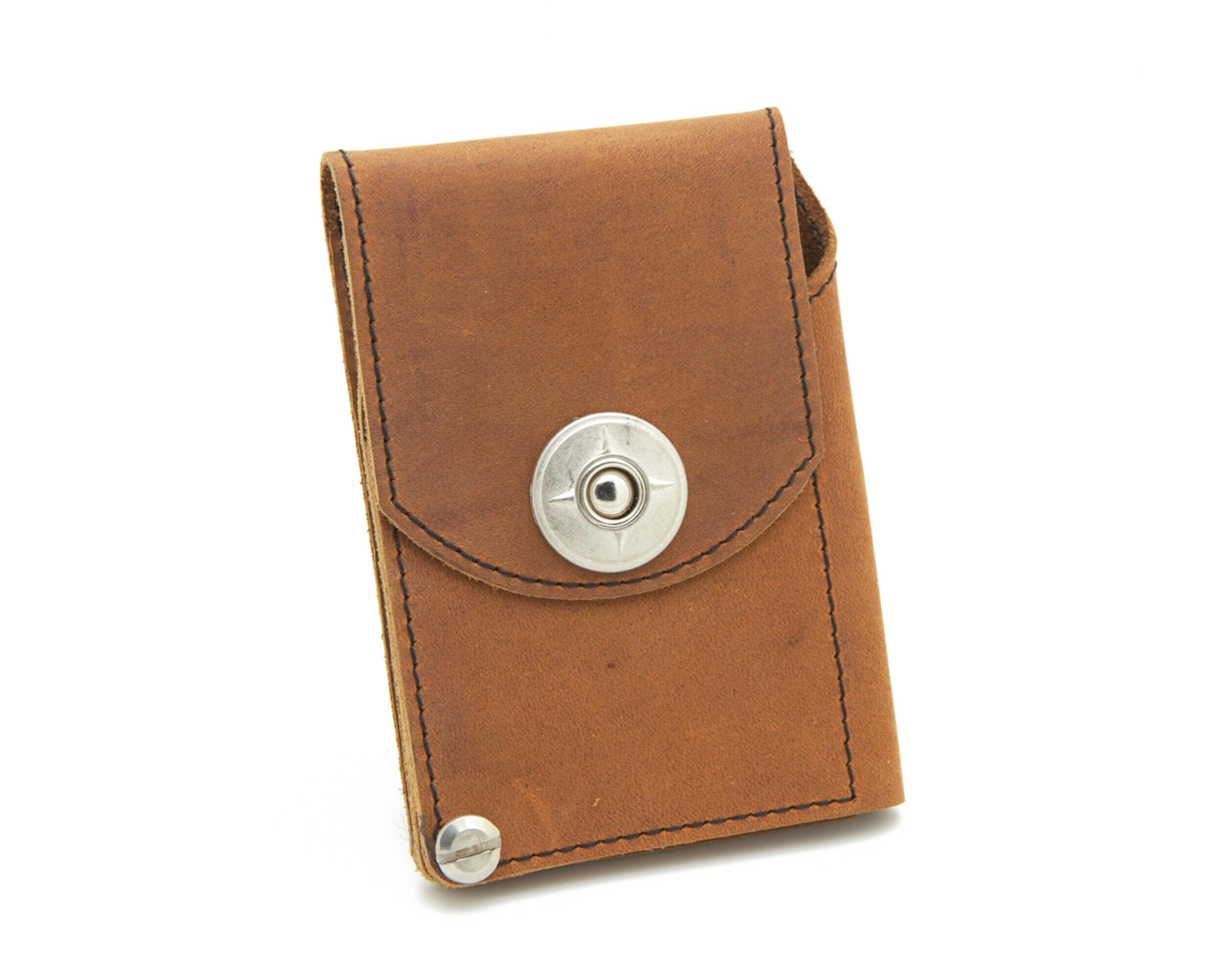 Tan Brown Wallet, Brown Leather Wallet, Small Leather Wallet