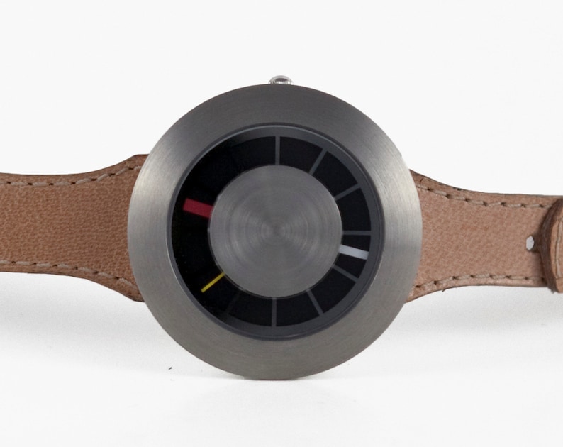 Veg Tan Minimalist Watch Orbital image 1