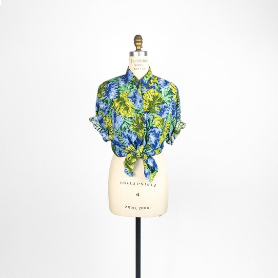1990s tropical print shirt | hawaiian shirt
