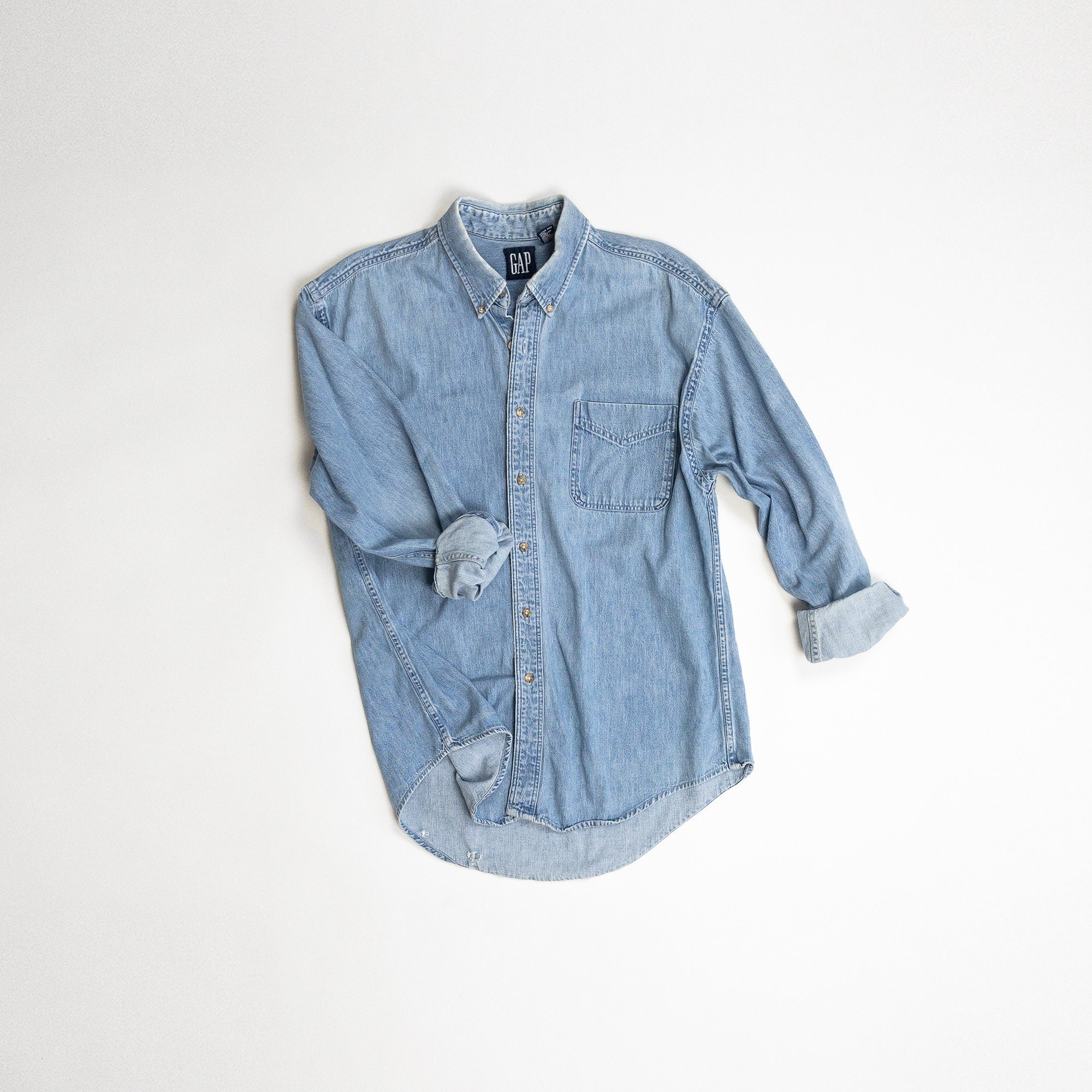 gap denim shirt mens