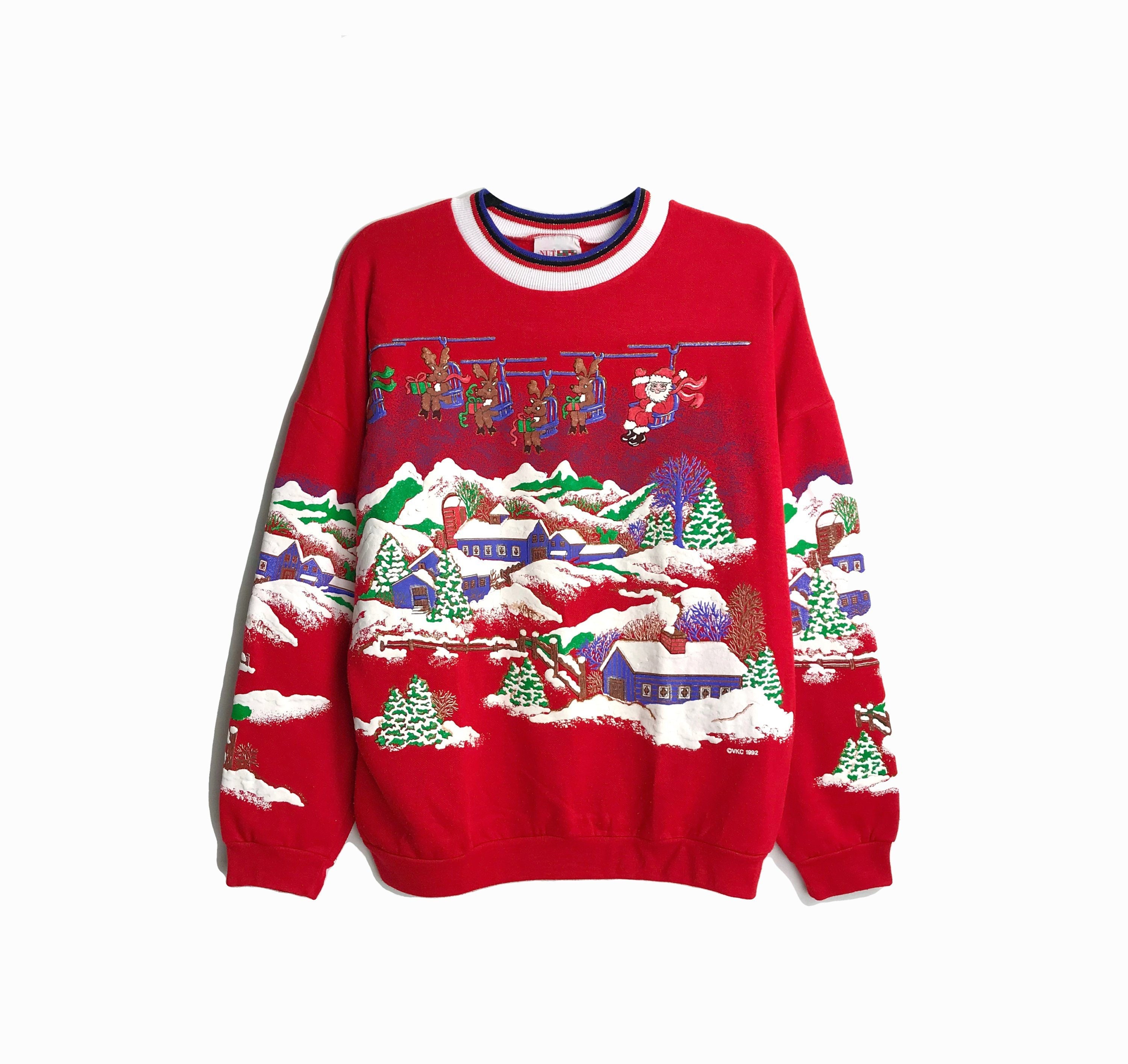 90s ugly christmas sweater