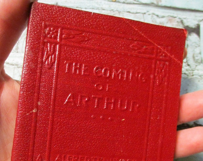 The COMING OF ARTHUR by Alfred Tennyson Miniature Book Etsy
