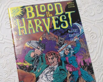 Blood is The Harvest Number 3 Issue- Vintage Marvel Comic Book 1992