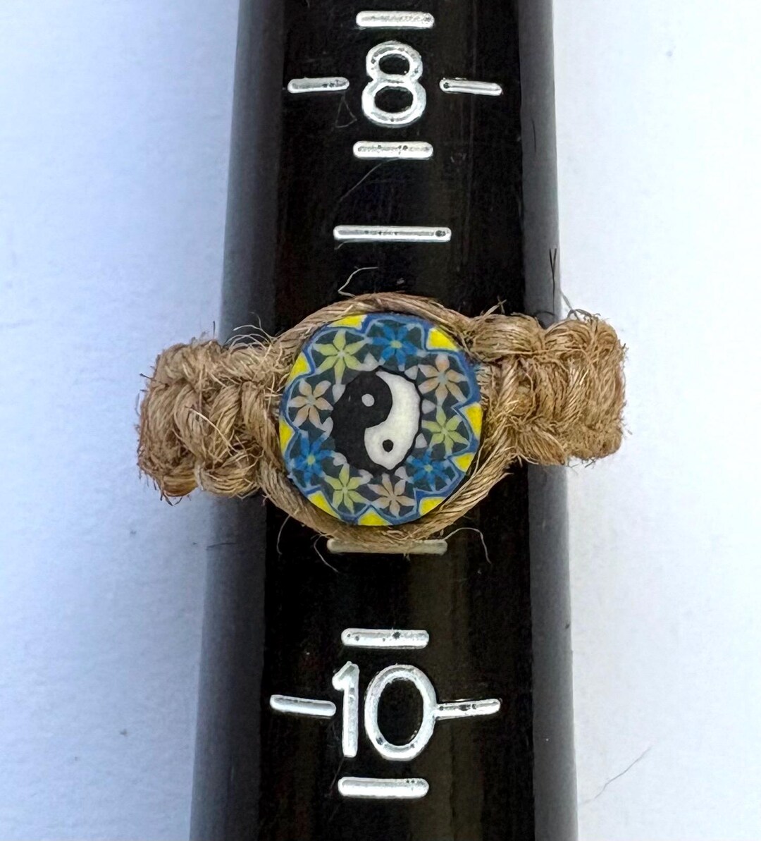 Hemp Rings Hemp Ring 1990s Vintage Deadstock Size Ladies 9 Yin Yang - Etsy