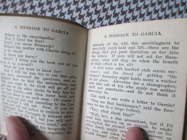 Message to garcia essay picture