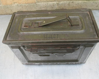 Vintage Amm. Box, Cal.. 50 M2, US Military Ammo Box, WW2