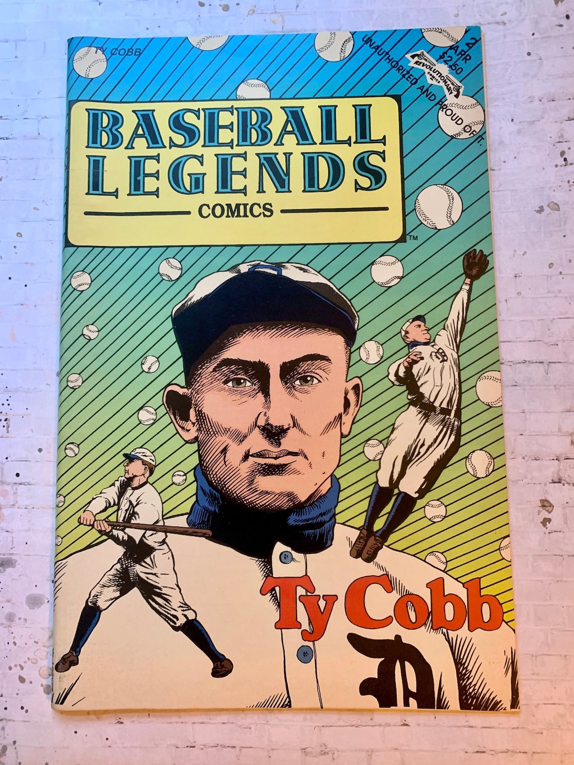 Ty Cobb Baseball Legends Vintage Comic Book Revolutionary Etsy