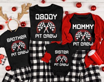 Custom Racing Family Shirt, Motocross T-shirt, Funny Pit Crew, Matching Family Personalized Racing Shirt, Motomom Gift