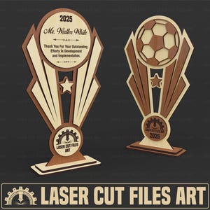 Troféu de Prêmios Arquivos de Corte a Laser, Arquivos de Corte a Laser Cdr, Dxf, PDF, SVG