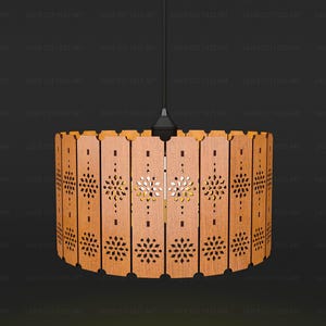 Chandelier Laser Cutting Files, Decorative Lamp Laser Cutting Cdr, Dxf, Pdf, Svg Files image 3
