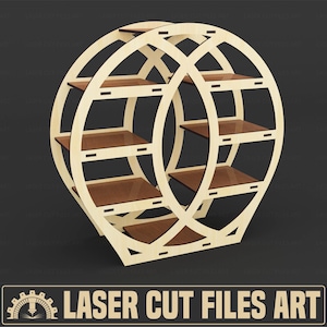 Decorative Display Stand Laser Cutting Files, Laser Cutting Cdr, Dxf, Pdf, Svg Files