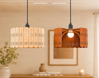 Chandelier Laser Cutting Files, Decorative Lamp Laser Cutting Cdr, Dxf, Pdf, Svg Files