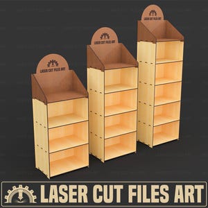 Multipurpose Display Stand Laser Cutting Files, Stand Laser Cutting Cdr, Dxf, Pdf, Svg Files