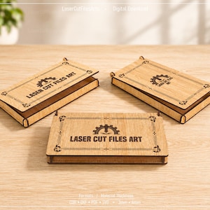 Cash Envelope Box Laser Cutting Files, Laser Cutting Cdr, Dxf, Pdf, Svg Files