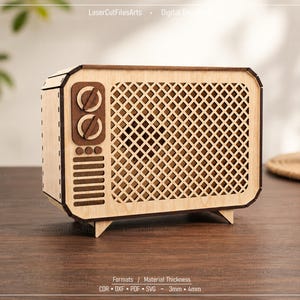 Moneybox Laser Cutting Files, Laser Cutting Cdr, Dxf, Pdf, Svg Files