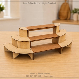 Multipurpose Display Stand Laser Cutting Files, Stand Laser Cutting Cdr, Dxf, Pdf, Svg Files