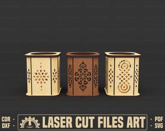 Pliki do cięcia laserowego uchwytów na ołówki, pliki do cięcia laserowego Cdr, DXF, PDF, SVG