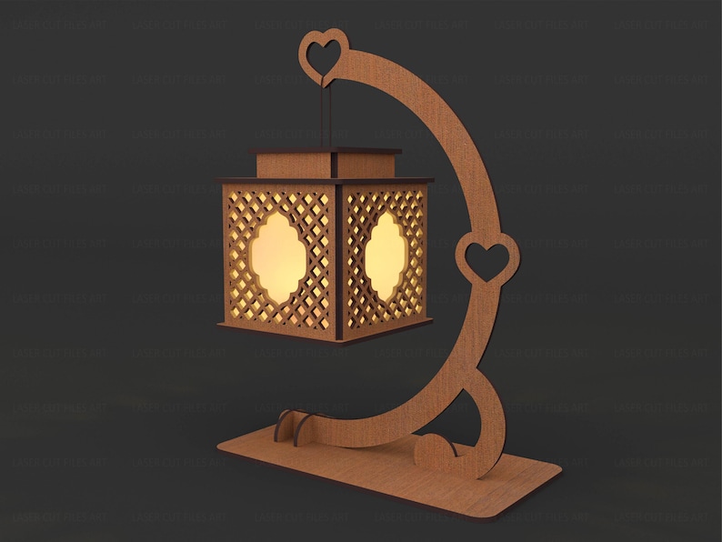 Decorative Lamp Laser Cutting Files, Tealight Holder Laser Cutting Cdr ...