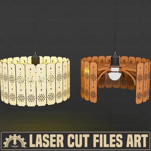 Kroonluchter lasersnijbestanden, decoratieve lamp lasersnijden Cdr-, Dxf-, Pdf-, Svg-bestanden