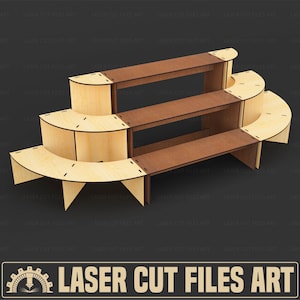 Multipurpose Display Stand Laser Cutting Files, Stand Laser Cutting Cdr, Dxf, Pdf, Svg Files