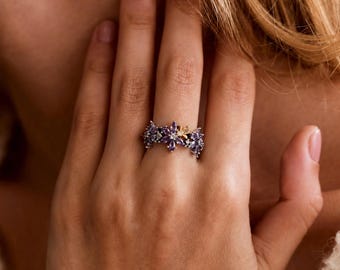 Anello a forma di ape in stile Regency placcato in oro 14K: romantico gioiello ispirato a Bridgerton, anello delicato, regalo per lei