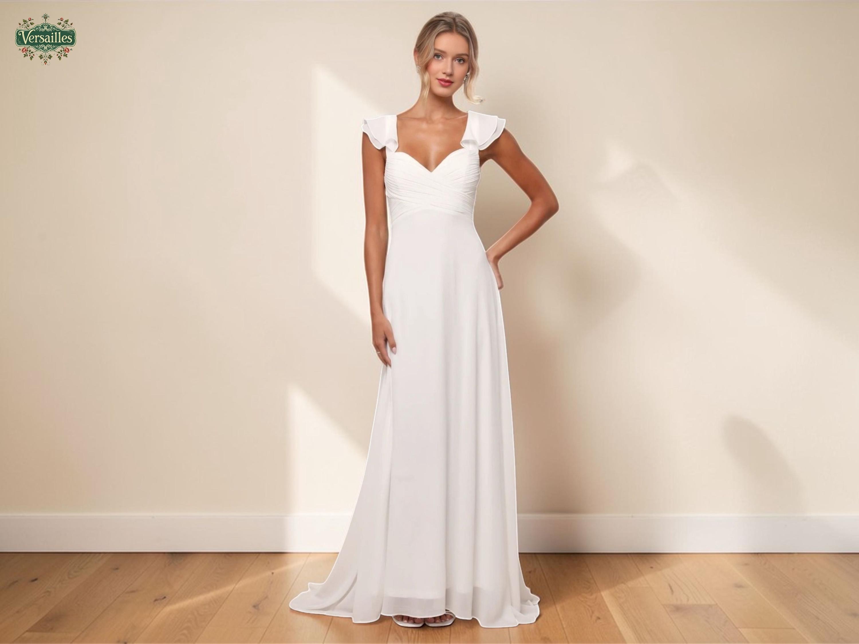 beach wedding dress etsy Beach Wedding Dress