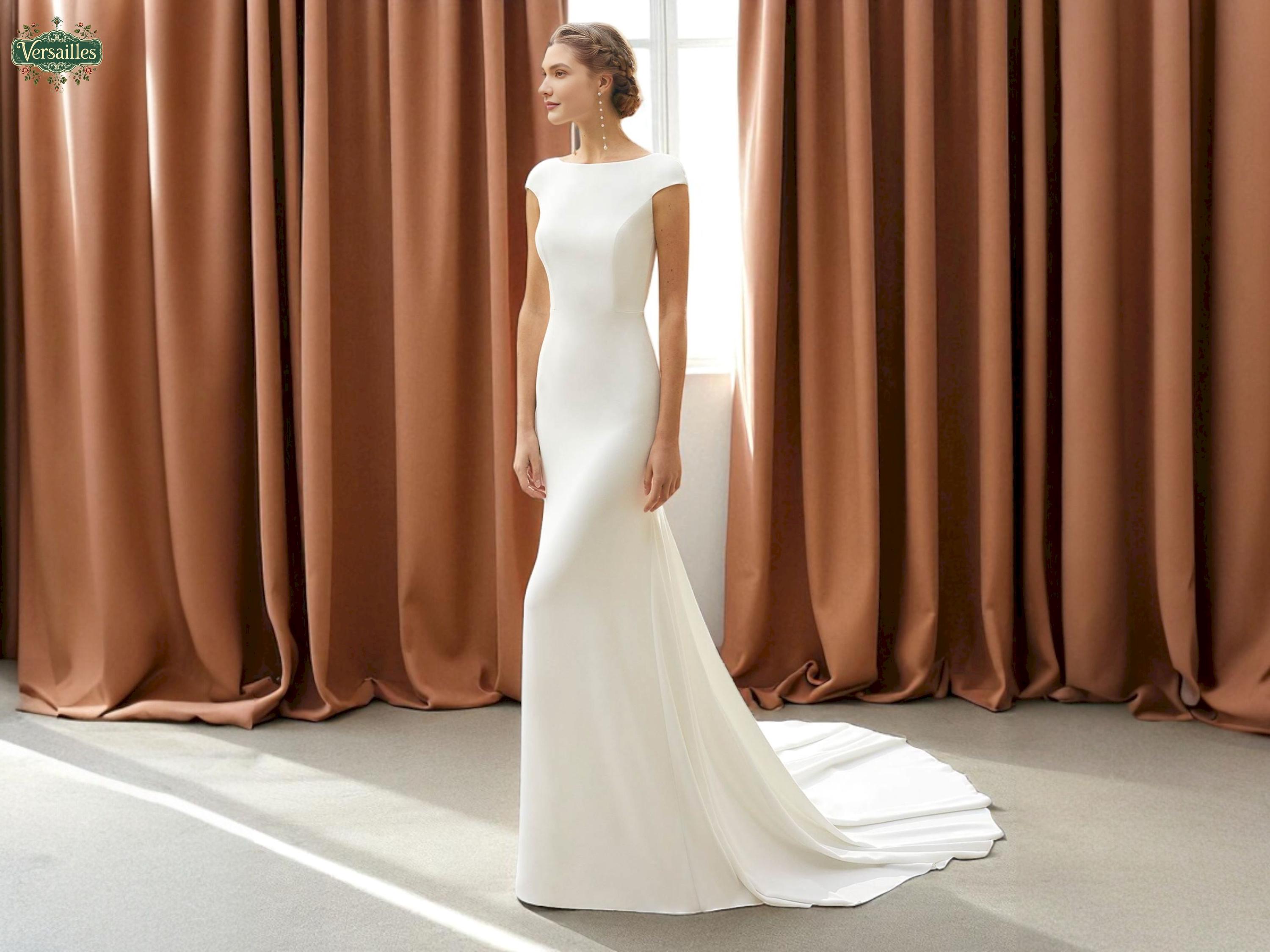 Dress Cap Sleeves Blue