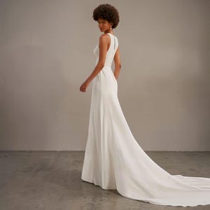 white twist halter dress White Satin Maxi Dress - Halter Neck Dress - Twist-Front Dress