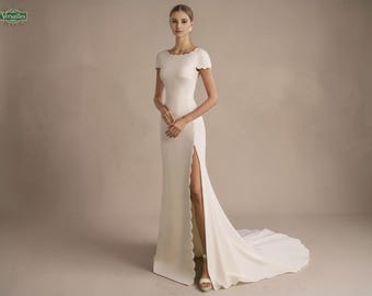 blanca boat neck mermaid formal dress Blanca Boat Neck Mermaid Formal Dress