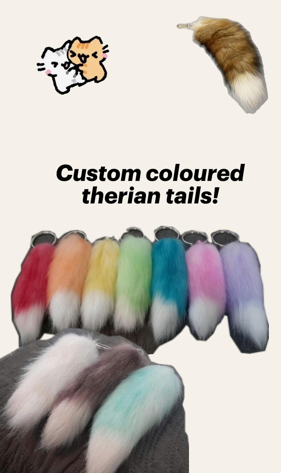 Custom Colored Therian Tails - Etsy Australia