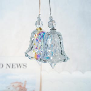 Handmade Stained Glass Wind Chime,Wind Chimes Window Hanging,Rainbow Colored Glass  Wind Chime, Glass Art, Housewarming Gift,Gift for Her