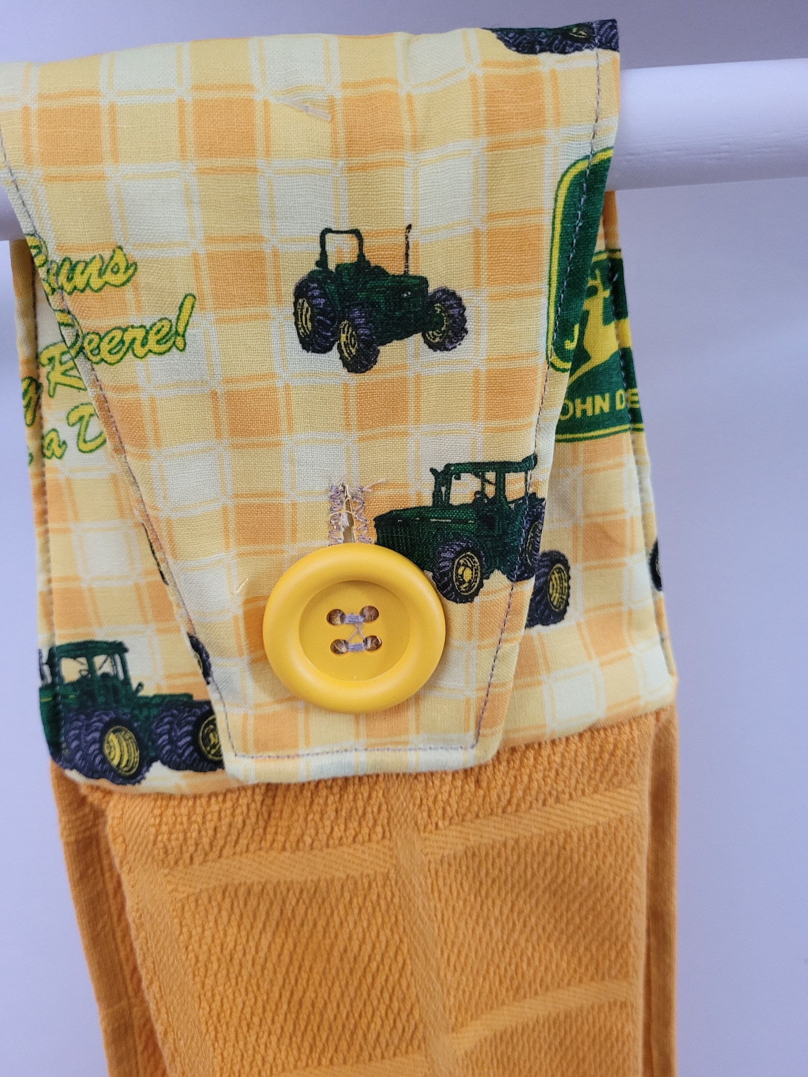 Hanging Towel Hanging Kitchen Towel John Deere Hanging Etsy