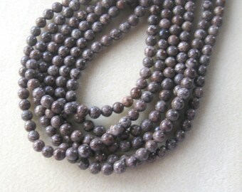 Chocolate Jasper  Round  Gemstone Beads,  Jewelry Making Beads, Full Strand, 8mm