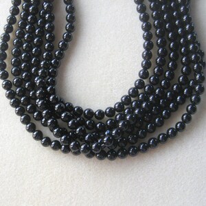 Grade A Black Onyx, Round Beads,  Gemstone Beads, Stone Beads, Ball Beads, Jewelry Making Beads, Black Beads, 15&quot; Strand 8mm