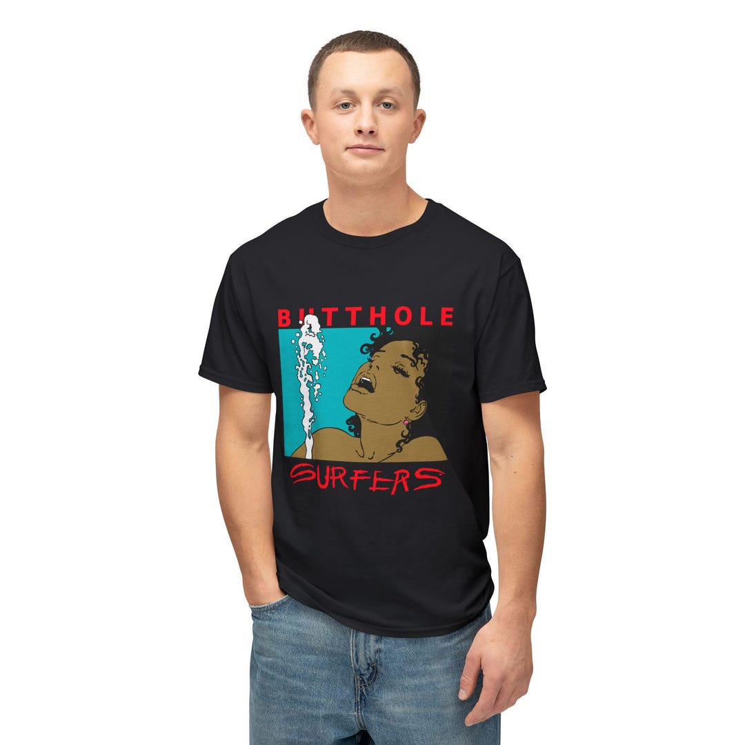 Butthole Surfers Inspired T-shirt Design – Bold Retro Pop Art Graphic ...