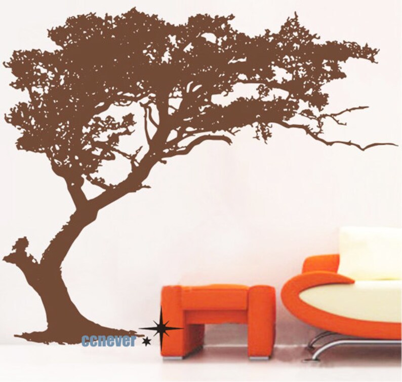 Huge Exuberant Tree 84by72inch----art Vinyl wall decals stickers home decor