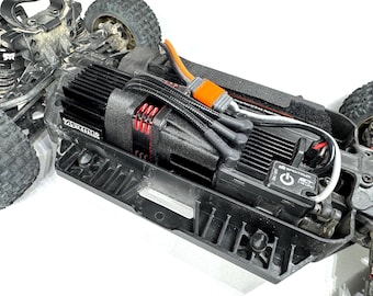 Soporte para ventilador de doble ruta de 30 mm (actualización Arrma Mojave Grom)