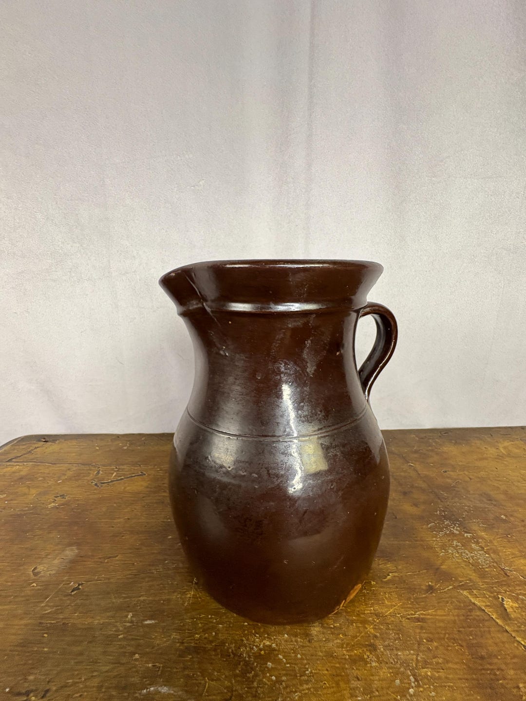 Bone Inlay Rice Pitcher Primitive Antique Primitive Stoneware Pitcher - Etsy