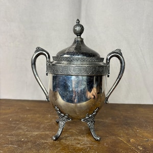 Antique Sugar Bowl with Lid